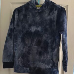 Old Navy Youth Dark Blue Tie-Dye Hoodie